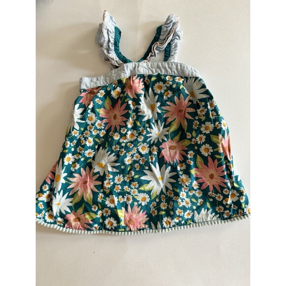 Matilda Jane Happy Florals Tunic Top EUC Girls Dream Chasers Shirt Size 4 - Picture 1 of 4